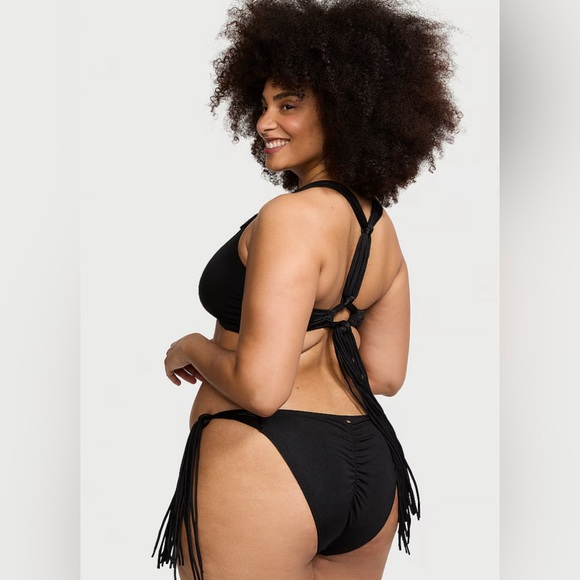 Becca No Strings Attached Macrame Bralette Bikini Top